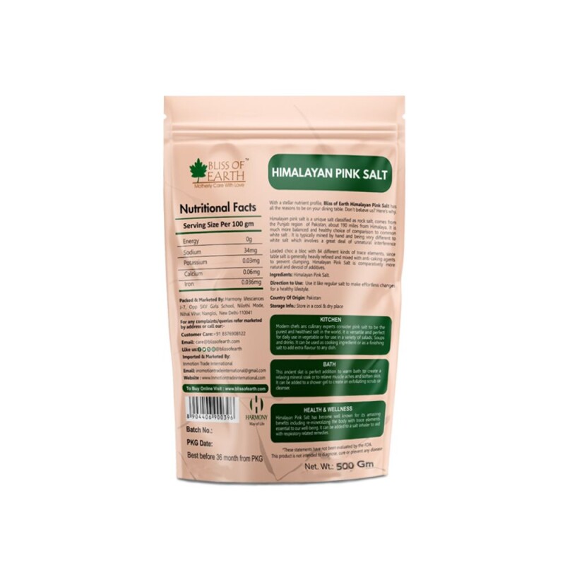 Himalayan Pink Salt (Bliss Of EARTH)